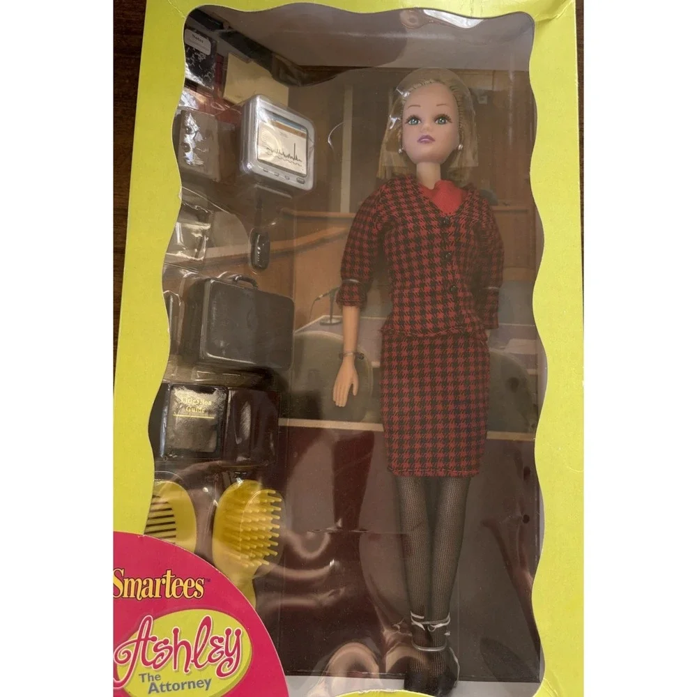 VTG 1999 Smartey Ashley The Attorney Doll NIB NRFB Career Doll W/ Story Book